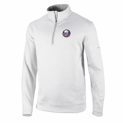 New York Islanders Columbia Omni-Wick Wickhams Hills Half-Zip Pullover Top - White | NHL sale