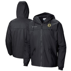 Boston Bruins Columbia Oroville Creek Lightweight Full-Zip Windbreaker Jacket - Black | NHL online