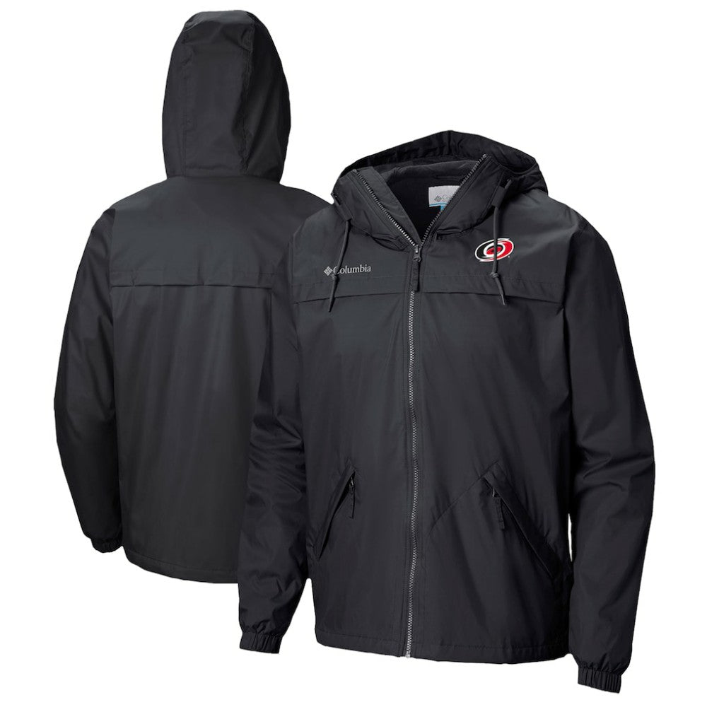 Carolina Hurricanes Columbia Oroville Creek Lightweight Full-Zip Windbreaker Jacket - Black | NHL on sale