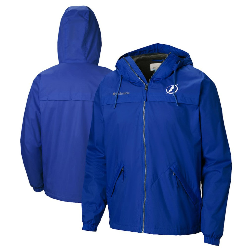 Tampa Bay Lightning Columbia Oroville Creek Lightweight Full-Zip Windbreaker Jacket - Blue | NHL Clearance