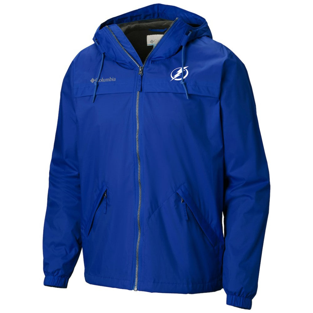 Tampa Bay Lightning Columbia Oroville Creek Lightweight Full-Zip Windbreaker Jacket - Blue | NHL Clearance