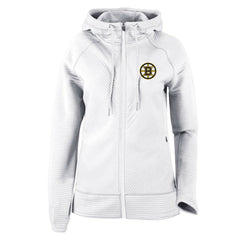 Boston Bruins Columbia Women's Omni-Wick Pack It Up Full-Zip Jacket - White | NHL Lifestyle