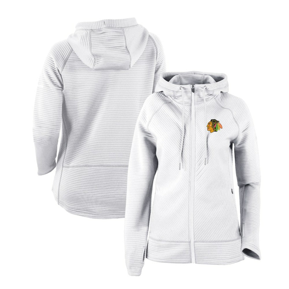 Chicago Blackhawks Columbia Women's Omni-Wick Pack It Up Full-Zip Jacket - White | NHL on sale