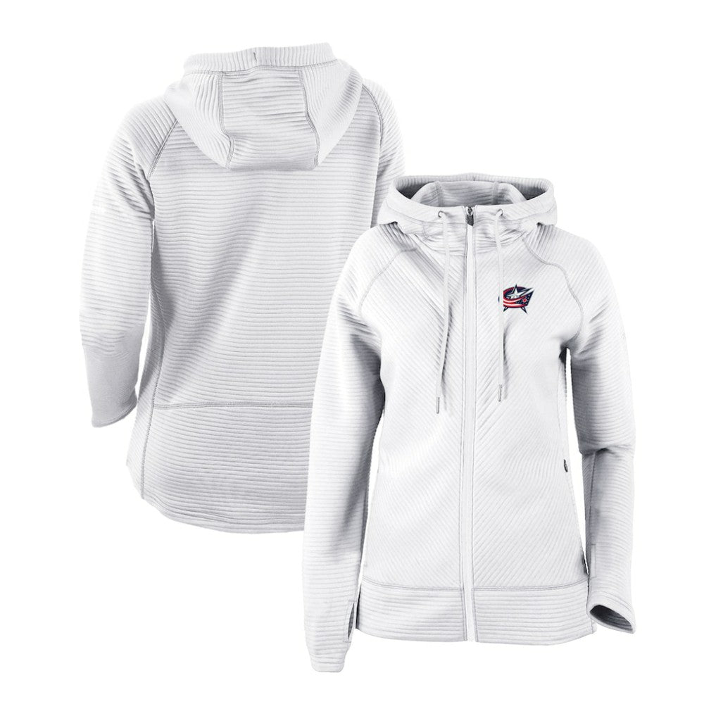 Columbus Blue Jackets Columbia Women's Omni-Wick Pack It Up Full-Zip Jacket - White | NHL discount