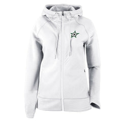 Dallas Stars Columbia Women's Omni-Wick Pack It Up Full-Zip Jacket - White | NHL Lifestyle