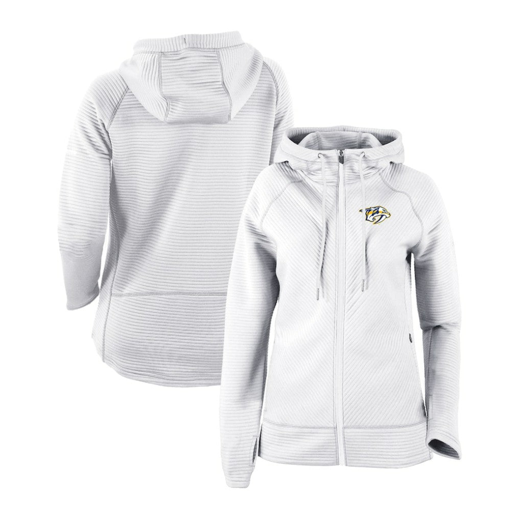 Nashville Predators Columbia Women's Omni-Wick Pack It Up Full-Zip Jacket - White | NHL near me