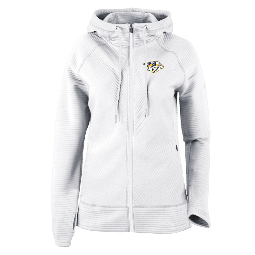 Nashville Predators Columbia Women's Omni-Wick Pack It Up Full-Zip Jacket - White | NHL near me