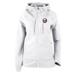 New York Islanders Columbia Women's Omni-Wick Pack It Up Full-Zip Jacket - White | NHL Clearance
