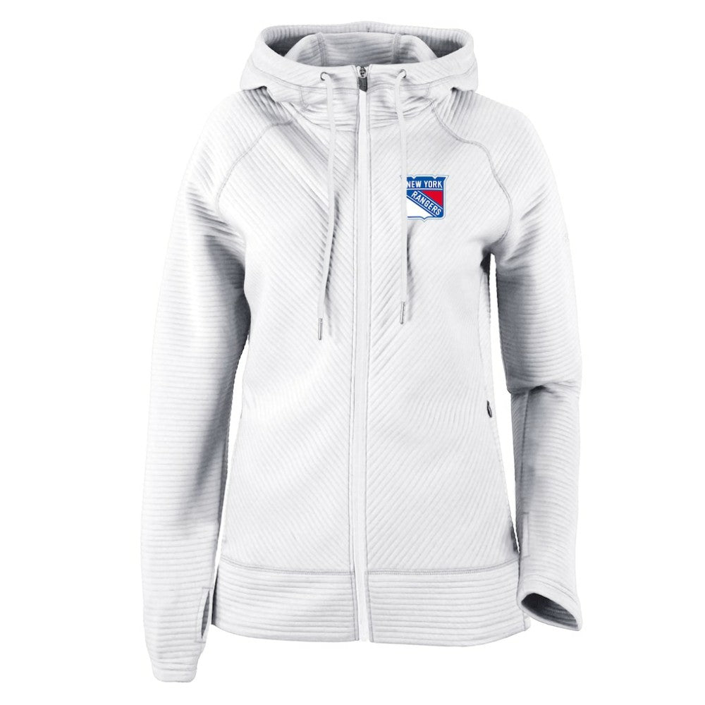 New York Rangers Columbia Women's Omni-Wick Pack It Up Full-Zip Jacket - White | NHL near me