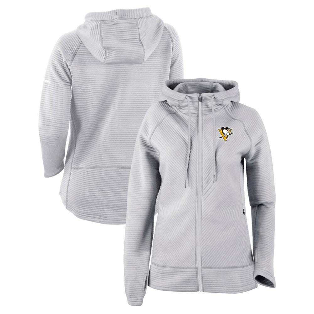 Pittsburgh Penguins Columbia Women's Omni-Wick Pack It Up Full-Zip Jacket - Gray | NHL Lifestyle