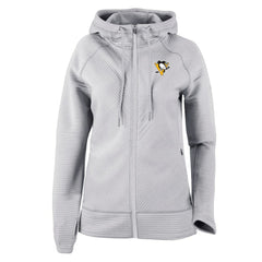 Pittsburgh Penguins Columbia Women's Omni-Wick Pack It Up Full-Zip Jacket - Gray | NHL Lifestyle