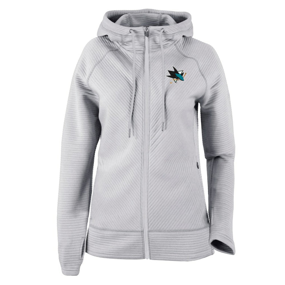 San Jose Sharks Columbia Women's Omni-Wick Pack It Up Full-Zip Jacket - Gray | NHL on sale