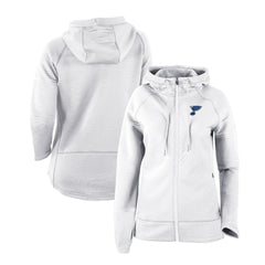 St. Louis Blues Columbia Women's Omni-Wick Pack It Up Full-Zip Jacket - White | NHL near me