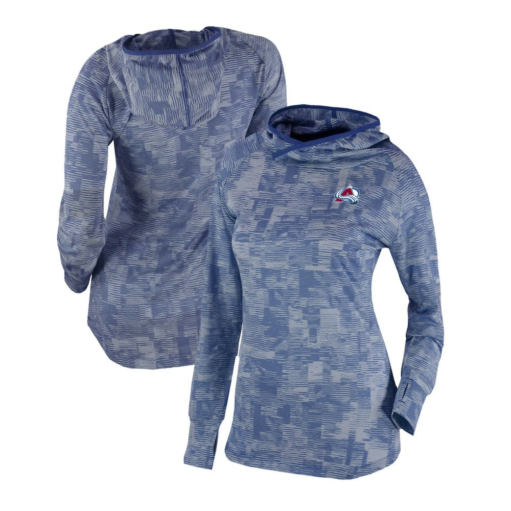 Colorado Avalanche Columbia Women's Omni-Wick Sunday Ball Pullover Hoodie - Navy | NHL discount