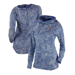 Columbus Blue Jackets Columbia Women's Omni-Wick Sunday Ball Pullover Hoodie - Navy | NHL on sale