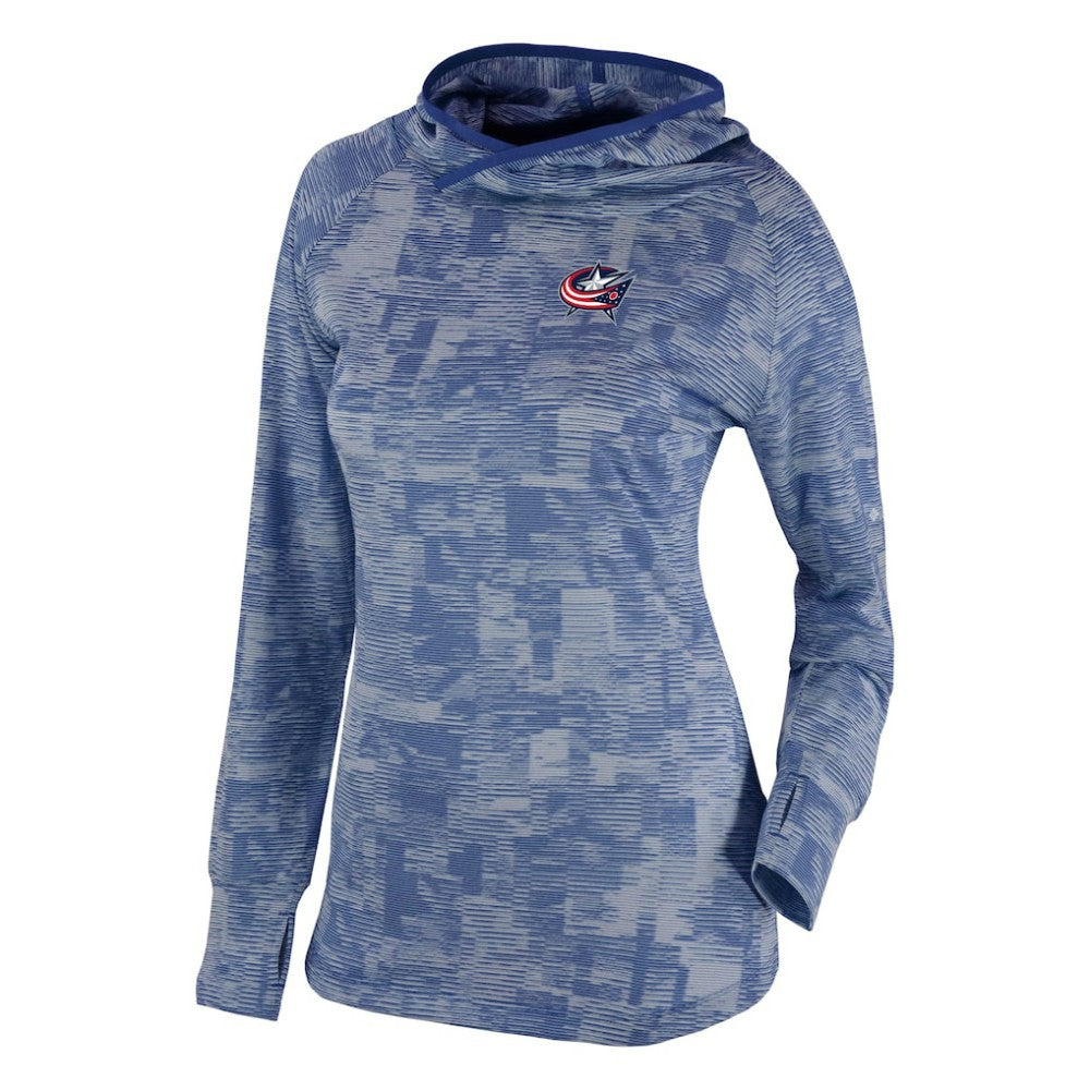 Columbus Blue Jackets Columbia Women's Omni-Wick Sunday Ball Pullover Hoodie - Navy | NHL on sale