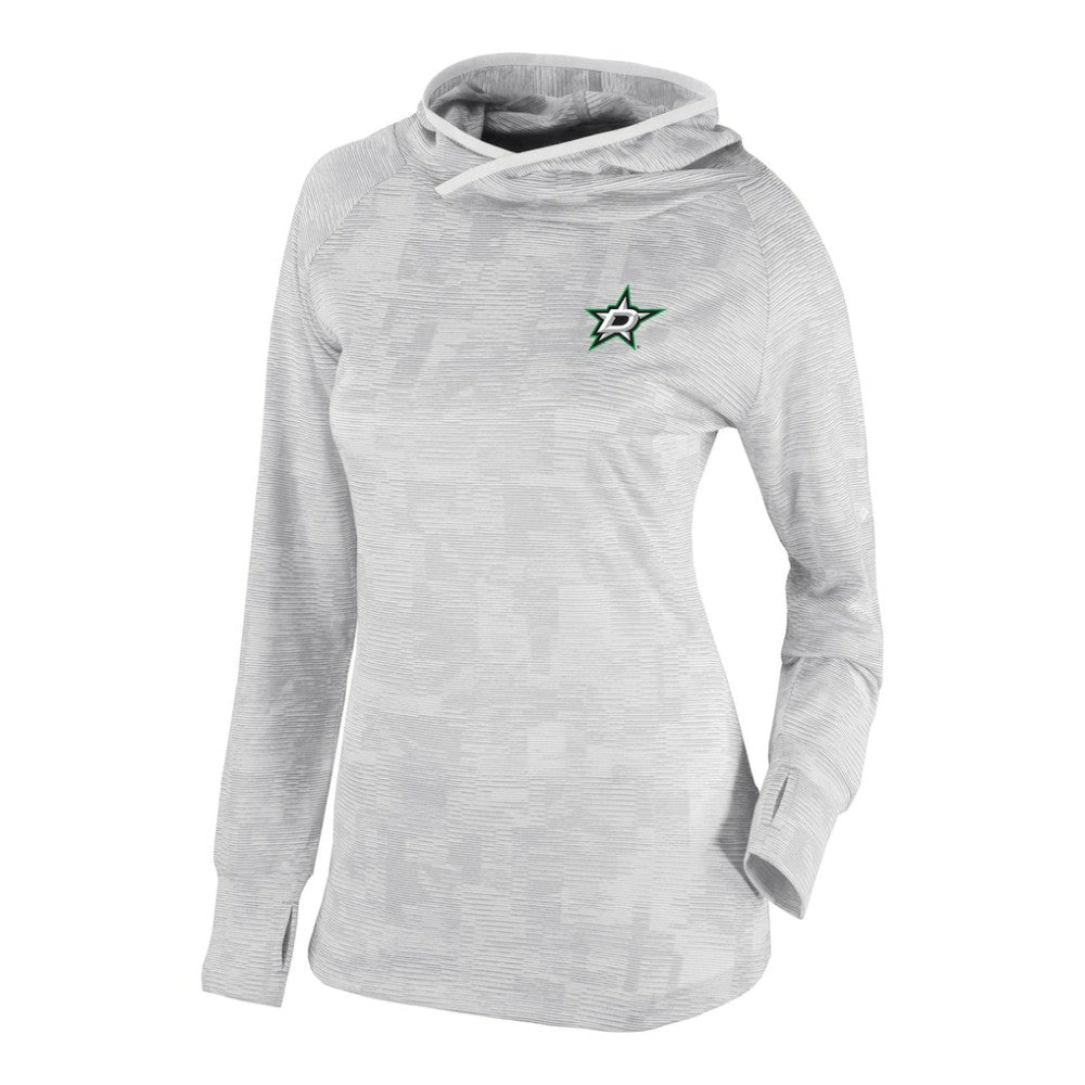 Dallas Stars Columbia Women's Omni-Wick Sunday Ball Pullover Hoodie - White | NHL near me