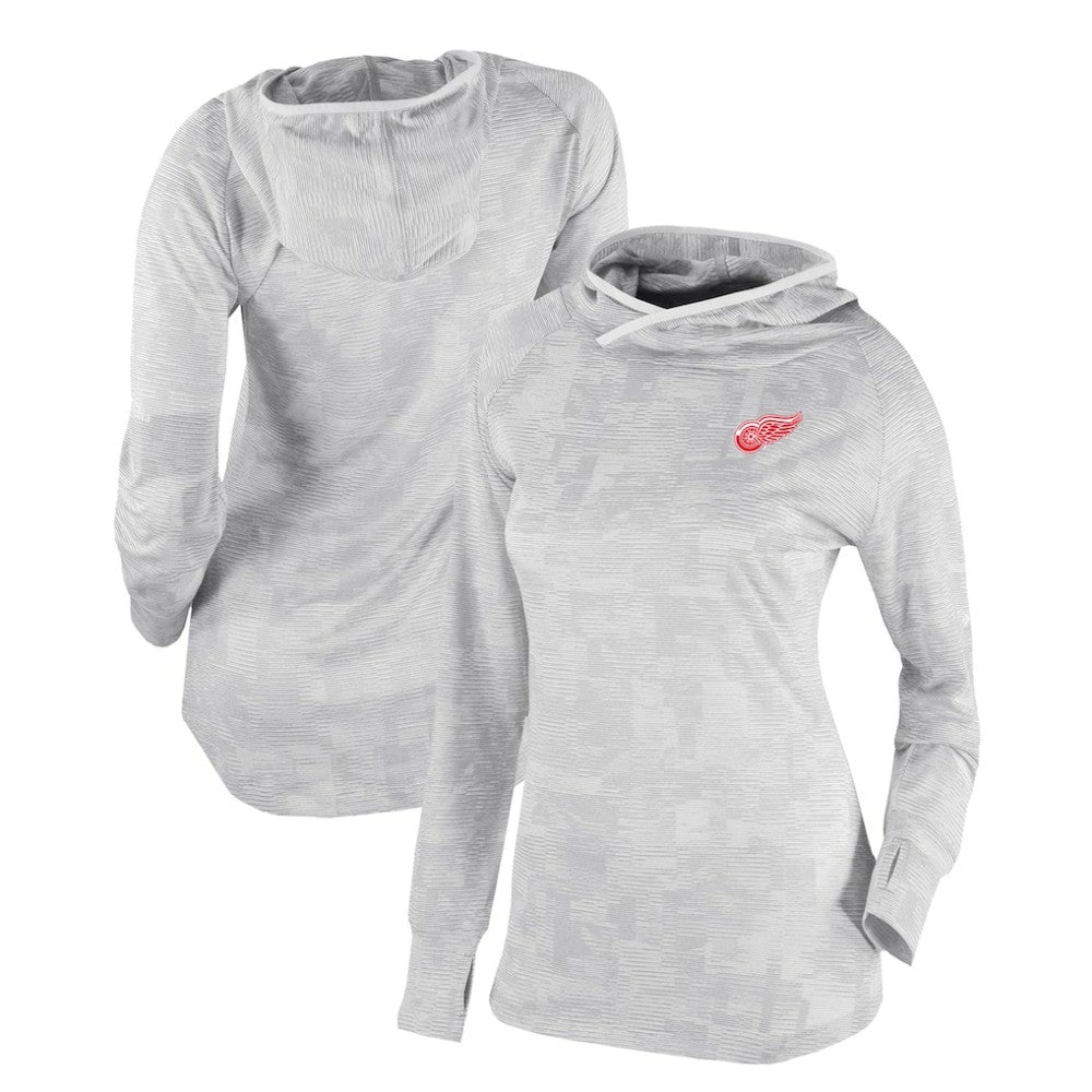 Detroit Red Wings Columbia Women's Omni-Wick Sunday Ball Pullover Hoodie - White | NHL sale