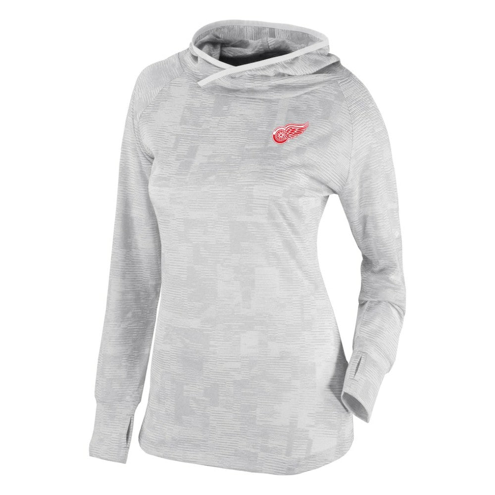 Detroit Red Wings Columbia Women's Omni-Wick Sunday Ball Pullover Hoodie - White | NHL sale