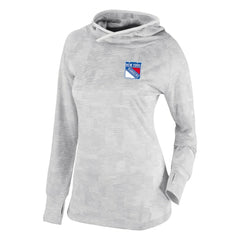 New York Rangers Columbia Women's Omni-Wick Sunday Ball Pullover Hoodie - White | NHL on sale