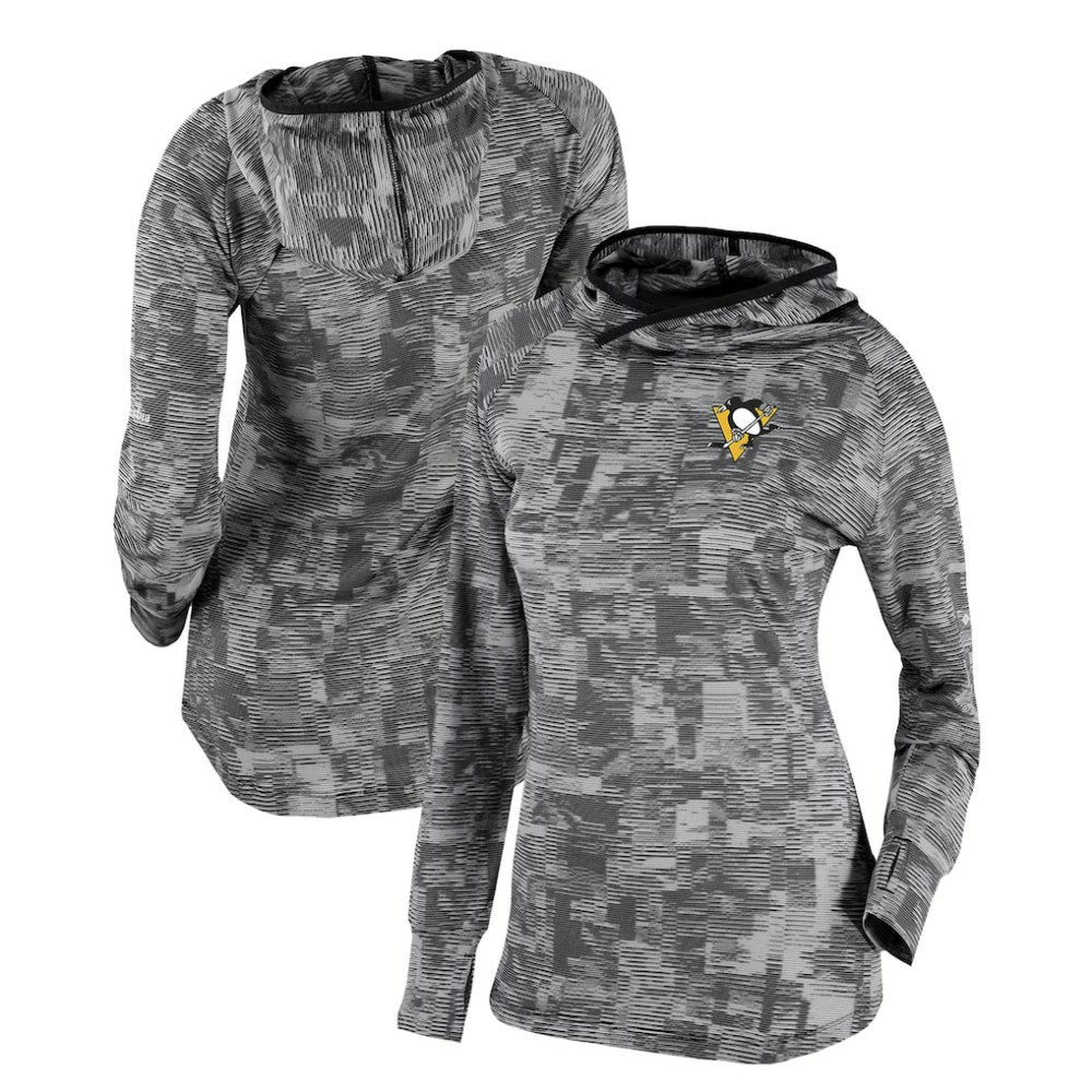Pittsburgh Penguins Columbia Women's Omni-Wick Sunday Ball Pullover Hoodie - Black | NHL near me
