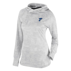 St. Louis Blues Columbia Women's Omni-Wick Sunday Ball Pullover Hoodie - White | NHL on sale