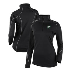 Dallas Stars Columbia Women's Omni-Wick Shotgun 2.0 Quarter-Zip Pullover Top - Black | NHL Clearance