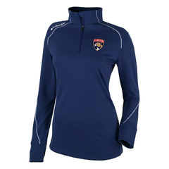 Florida Panthers Columbia Women's Omni-Wick Shotgun 2.0 Quarter-Zip Pullover Top - Navy | NHL Lifestyle