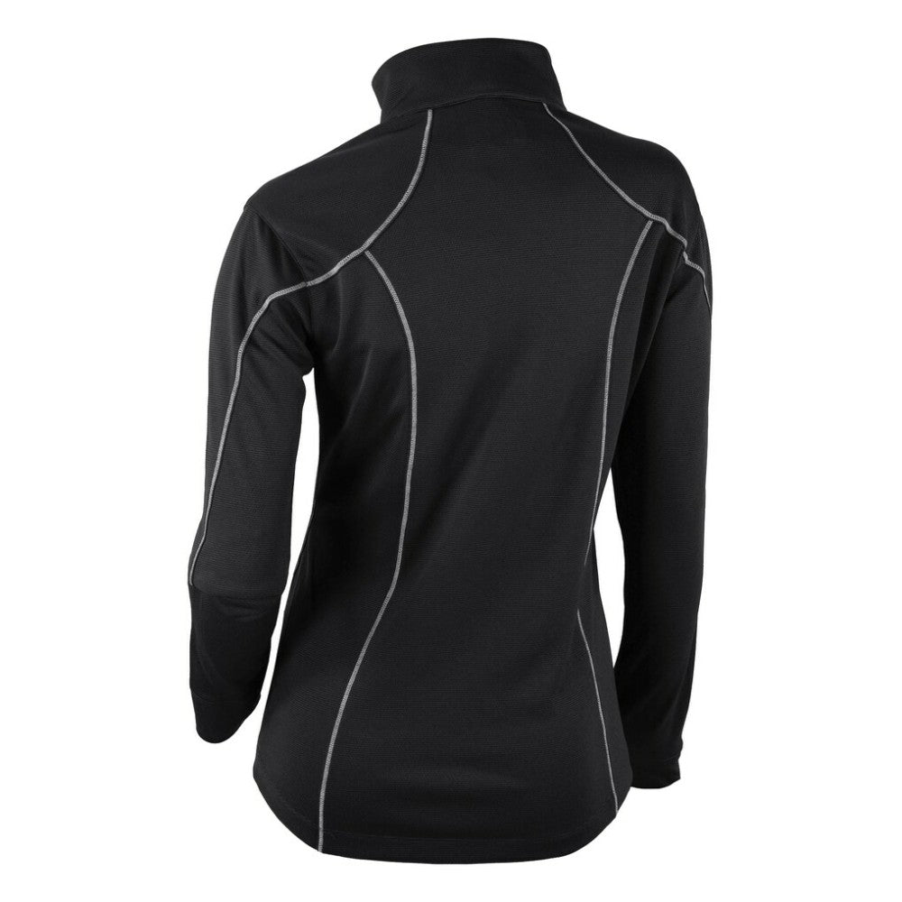 Pittsburgh Penguins Columbia Women's Omni-Wick Shotgun 2.0 Quarter-Zip Pullover Top - Black | NHL Lifestyle