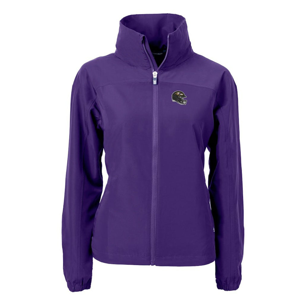 Baltimore Ravens Cutter & Buck Women's Charter Eco Recycled Full-Zip Jacket - Purple - NFL