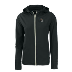 Baltimore Ravens Cutter & Buck Women's Helmet Daybreak Eco Recycled Full-Zip Hoodie - Black - NFL