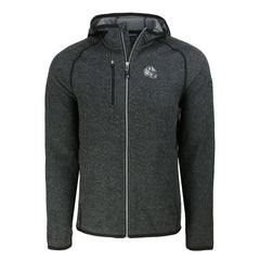 Indianapolis Colts Cutter & Buck Helmet Mainsail Sweater-Knit Full-Zip Hoodie - Heather Charcoal - NFL