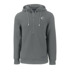 Indianapolis Colts Cutter & Buck Helmet Roam Eco Half-Zip Recycled Pullover Hoodie - Gray - NFL