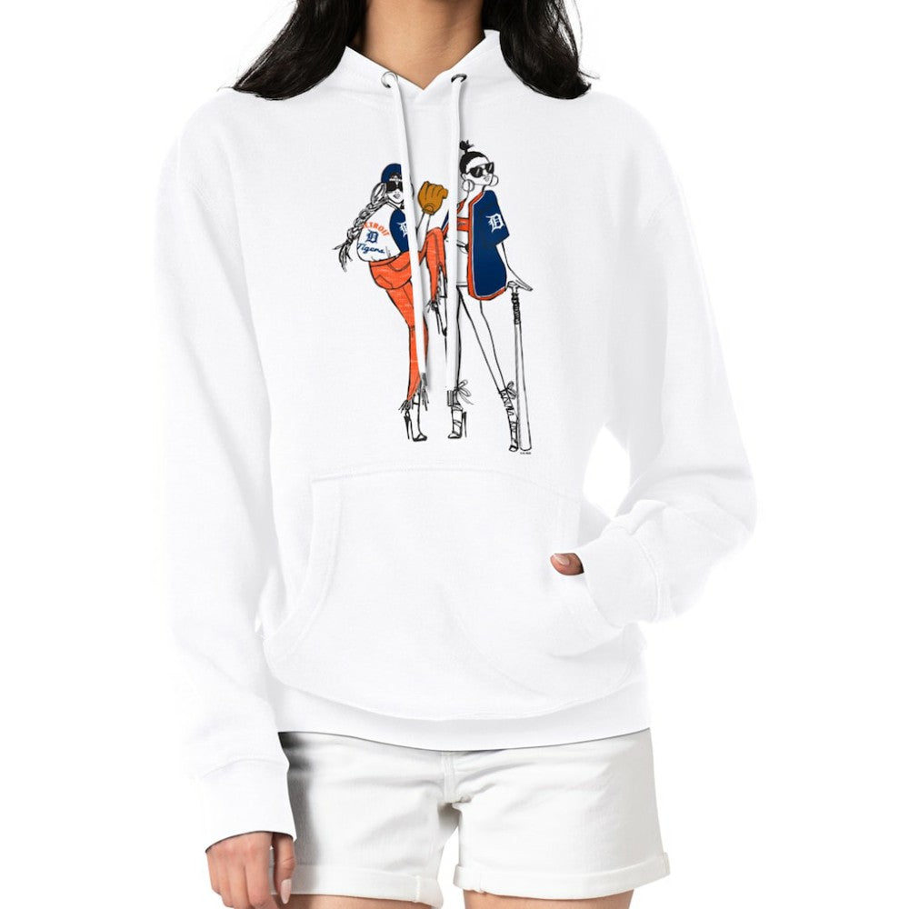Detroit Tigers G-III 4Her by Carl Banks Women's Baseball Girls Fleece Pullover Hoodie Online