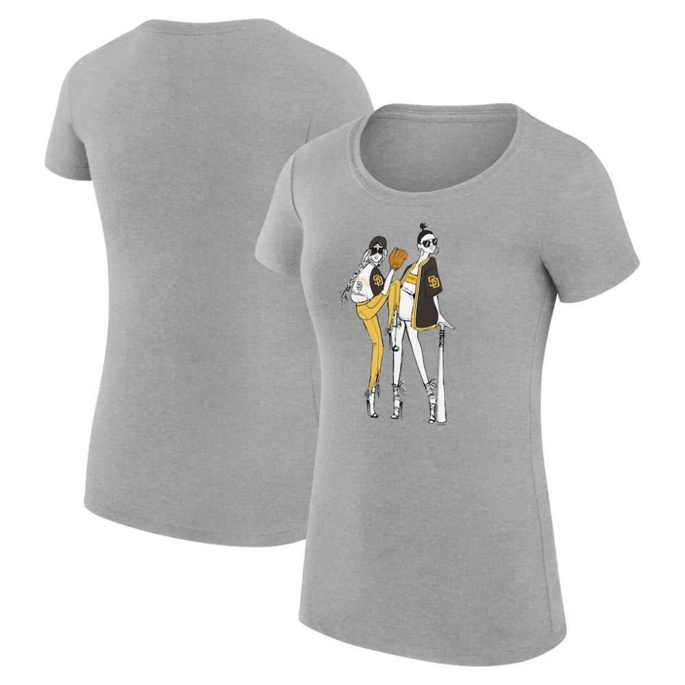 San Diego Padres G-III 4Her by Carl Banks Women's Super-Slim Fit Lightweight Baseball Girls T-Shirt Near Me