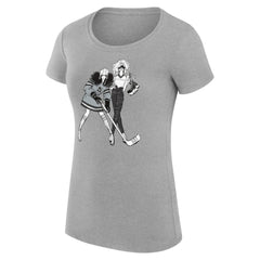 Los Angeles Kings G-III 4Her by Carl Banks Women's Super-Slim Fit Lightweight Hockey Girls T-Shirt - Heather Gray | NHL discount