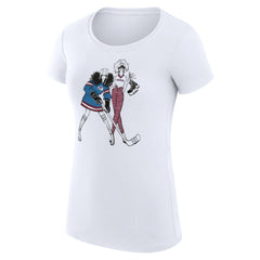 Colorado Avalanche G-III 4Her by Carl Banks Women's Super-Slim Fit Lightweight Hockey Girls T-Shirt - White | NHL Clearance