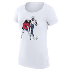 Florida Panthers G-III 4Her by Carl Banks Women's Super-Slim Fit Lightweight Hockey Girls T-Shirt - White | NHL on sale