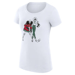 Minnesota Wild G-III 4Her by Carl Banks Women's Super-Slim Fit Lightweight Hockey Girls T-Shirt - White | NHL online