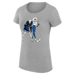 St. Louis Blues G-III 4Her by Carl Banks Women's Super-Slim Fit Lightweight Hockey Girls T-Shirt - Heather Gray | NHL online