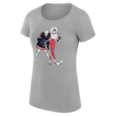 Washington Capitals G-III 4Her by Carl Banks Women's Super-Slim Fit Lightweight Hockey Girls T-Shirt - Heather Gray | NHL online