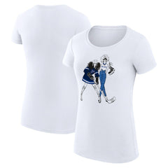 St. Louis Blues G-III 4Her by Carl Banks Women's Super-Slim Fit Lightweight Hockey Girls T-Shirt - White | NHL Lifestyle