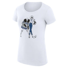 Tampa Bay Lightning G-III 4Her by Carl Banks Women's Super-Slim Fit Lightweight Hockey Girls T-Shirt - White | NHL near me
