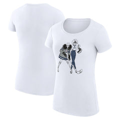 Winnipeg Jets G-III 4Her by Carl Banks Women's Super-Slim Fit Lightweight Hockey Girls T-Shirt - White | NHL on sale