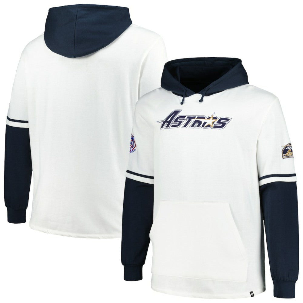 Houston Astros '47 Big & Tall Trifecta Shortstop Pullover Hoodie Sale