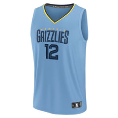 Fanatics Ja Morant Memphis Grizzlies Youth Fast Break Replica Player Jersey Statement Edition Light Blue