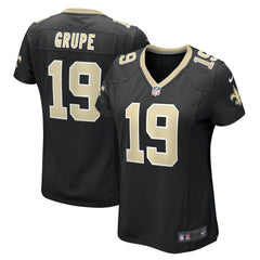 Blake Grupe New Orleans Saints Women's Team Game Jersey - Black - Nike