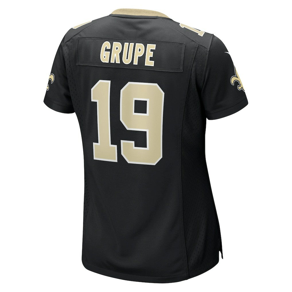 Blake Grupe New Orleans Saints Women's Team Game Jersey - Black - Nike