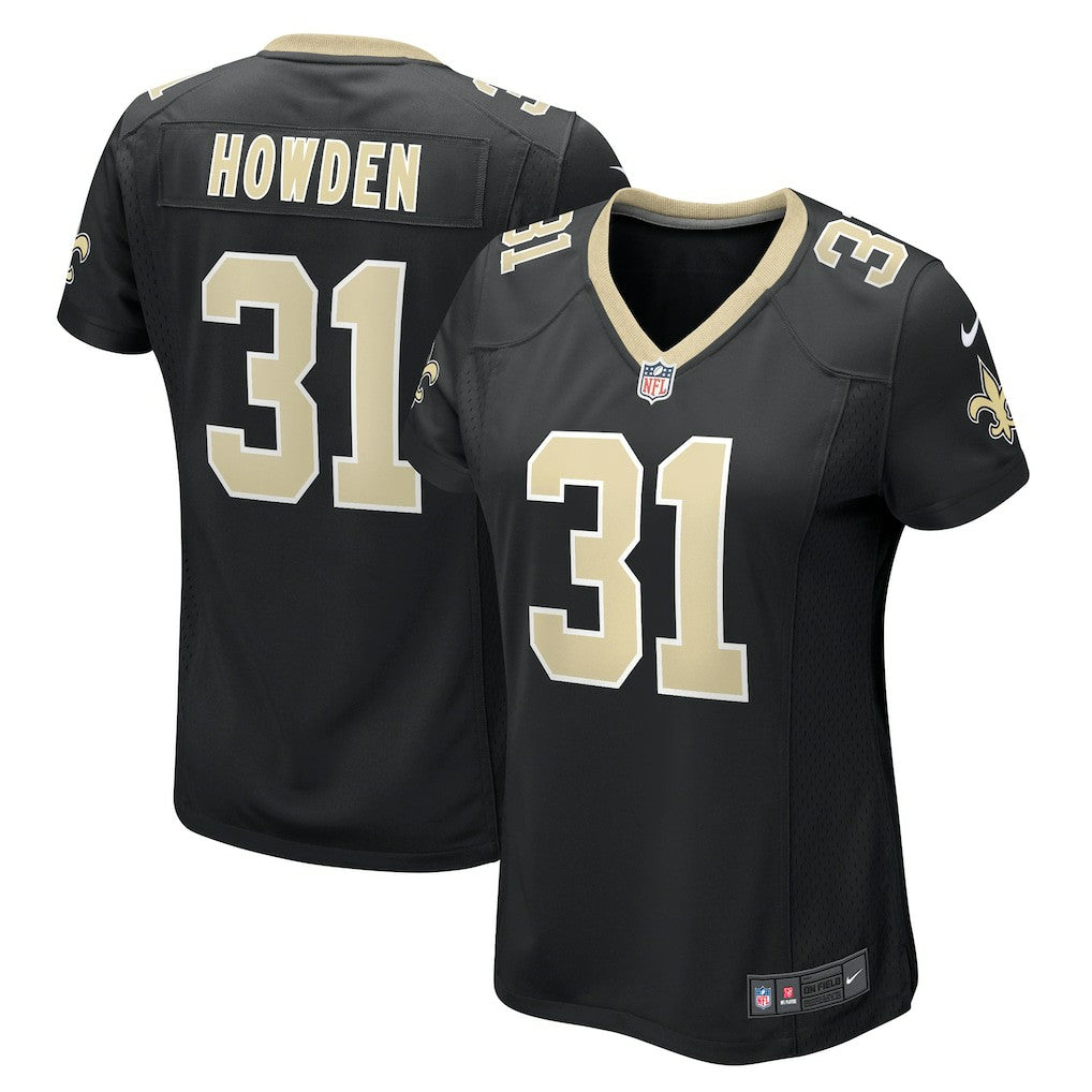 Jordan Howden New Orleans Saints Women's Team Game Jersey - Black - Nike