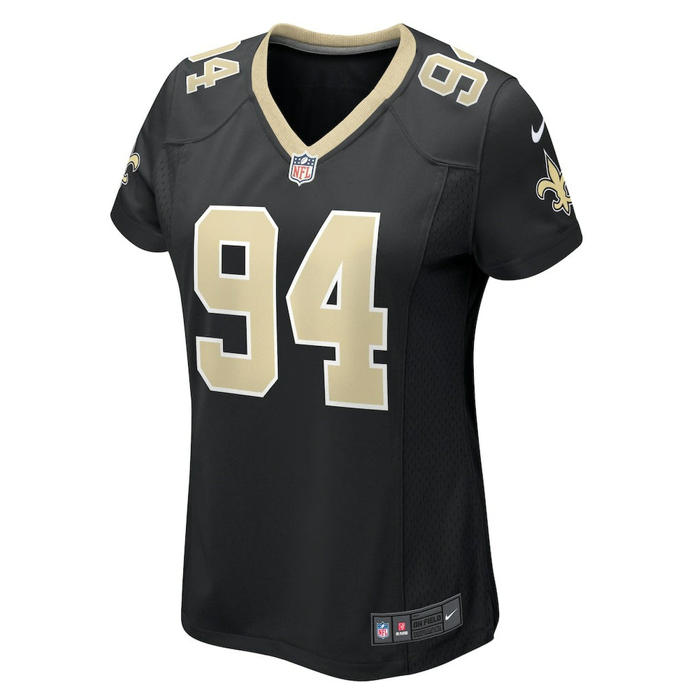 Cameron Jordan New Orleans Saints Women's Team Game Jersey - Black - Nike